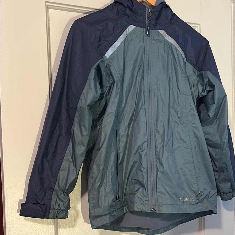L.L. Bean Kids' Lightweight Fleece Lined Blue Jacket